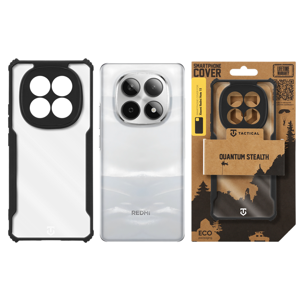 Xiaomi Redmi Note 15 5G Tactical Quantum Stealth tok (Fekete)