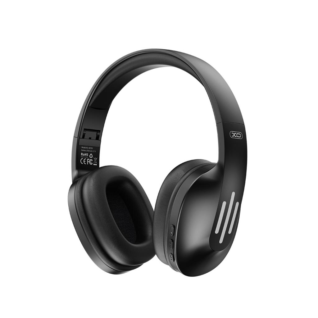 XO BE39 összecsukható Bluetooth headset (Fekete)