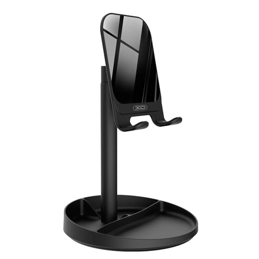XO C42 asztali telefon- és tablettartó állvány, fekete