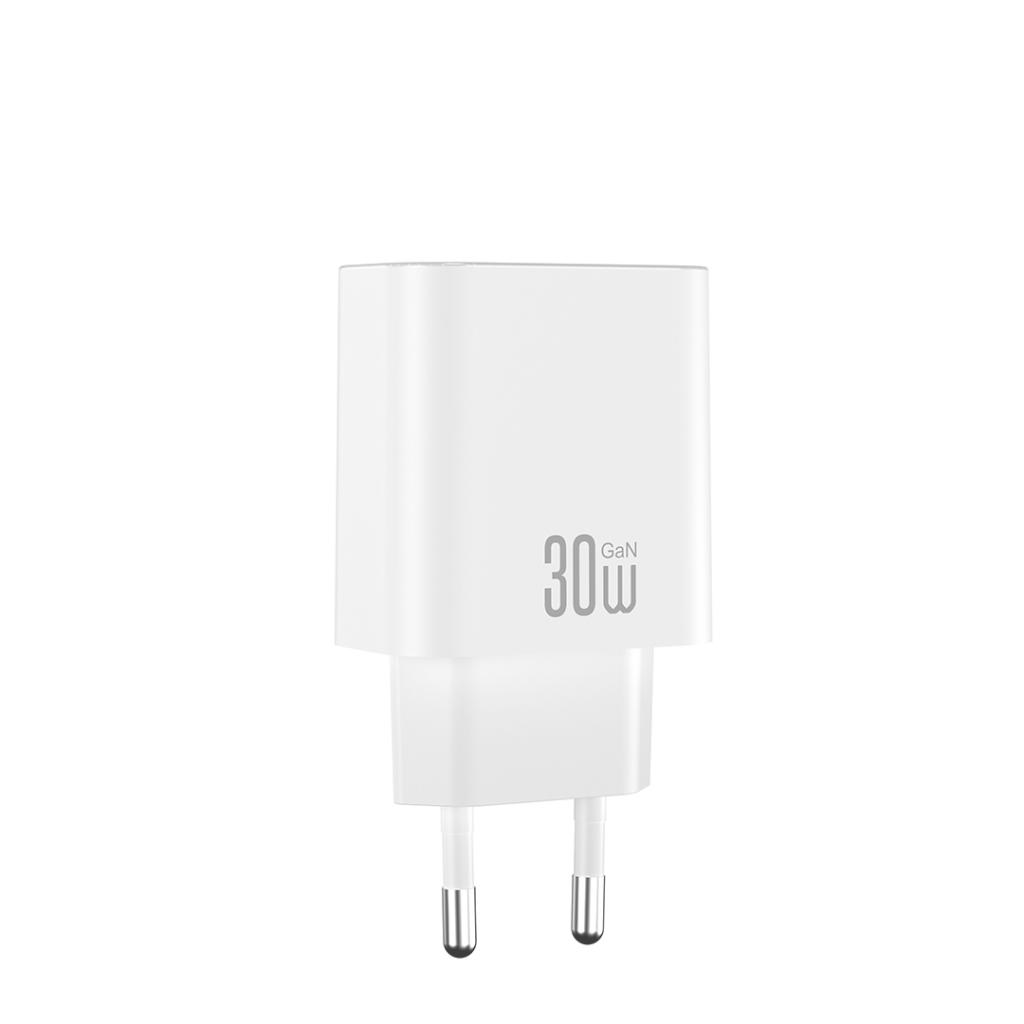 XO CE41(EU) hálózati gyorstöltő (Fehér) - 30W, 1xUSB-C