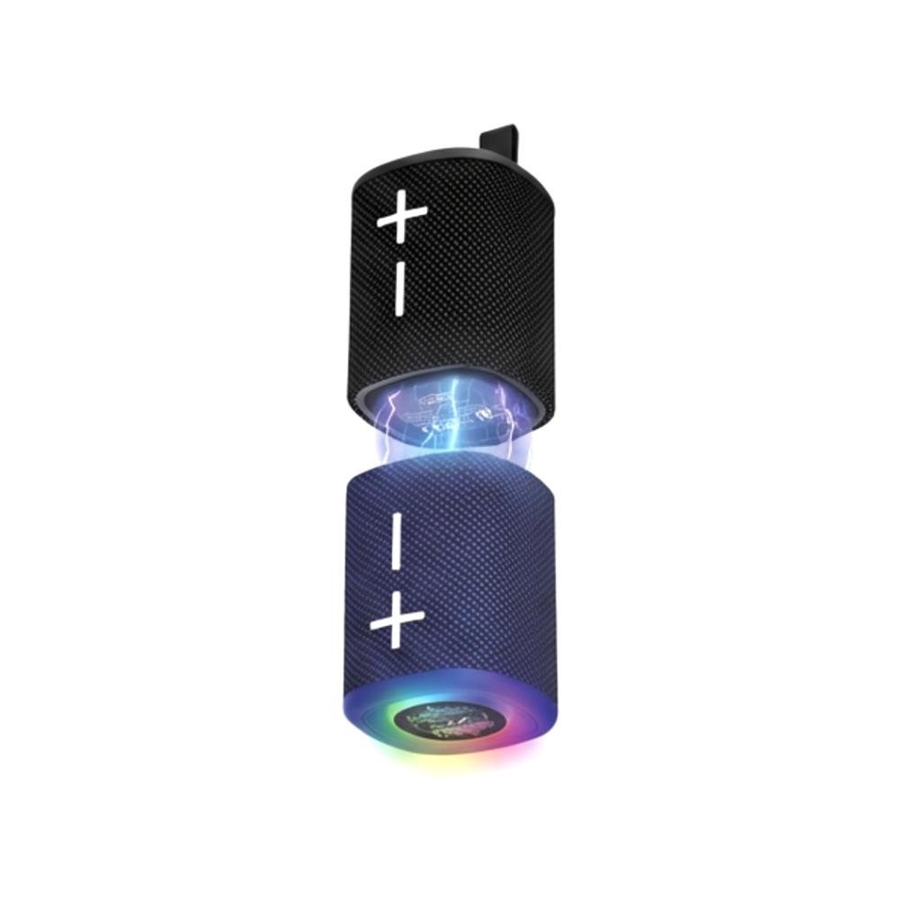 XO F79 mágneses RGB hordozható Bluetooth hangszóró (Fekete)