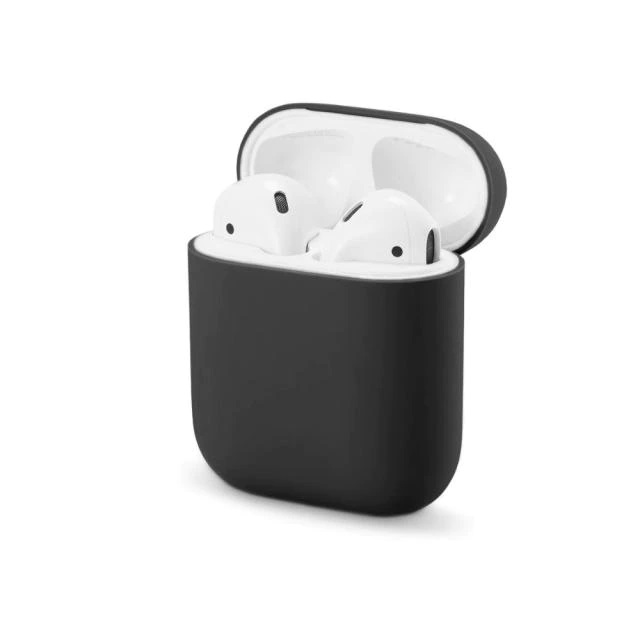 XO Lightning szilikon fülhallgató borítás AirPods-hoz (Fekete)