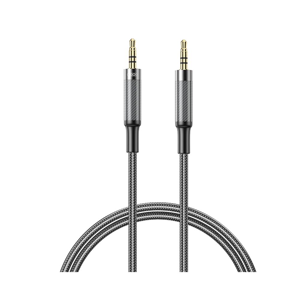 XO NB-R279C 3,5 mm – 3,5 mm audio kábel (Fekete) - 1,0 m