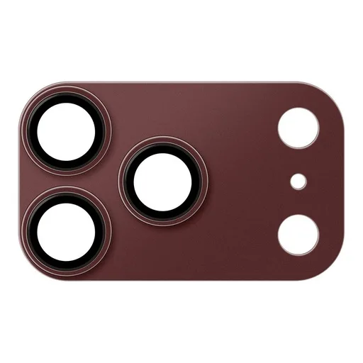 Apple iPhone 18 Pro OBAL:ME Camera Lens Glass kamera sziget védőüveg (Mélycseresznye)