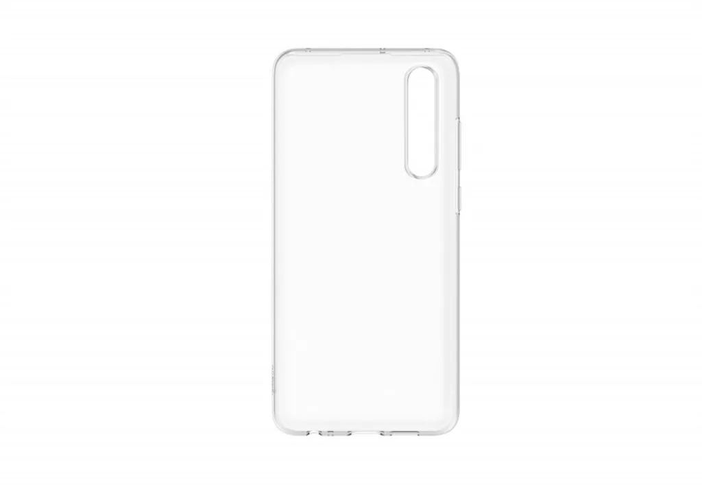 Huawei P30 protective silicone gyári hátlap tok (Átlátszó)