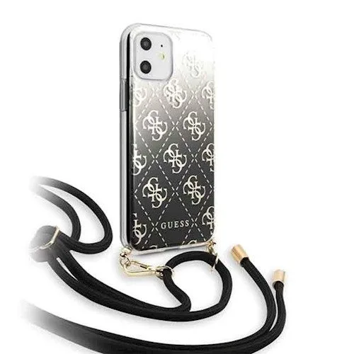 Apple iPhone 11 Guess 4G Electroplated Gradient tok (Fekete) - GUHCN61WO4GBK