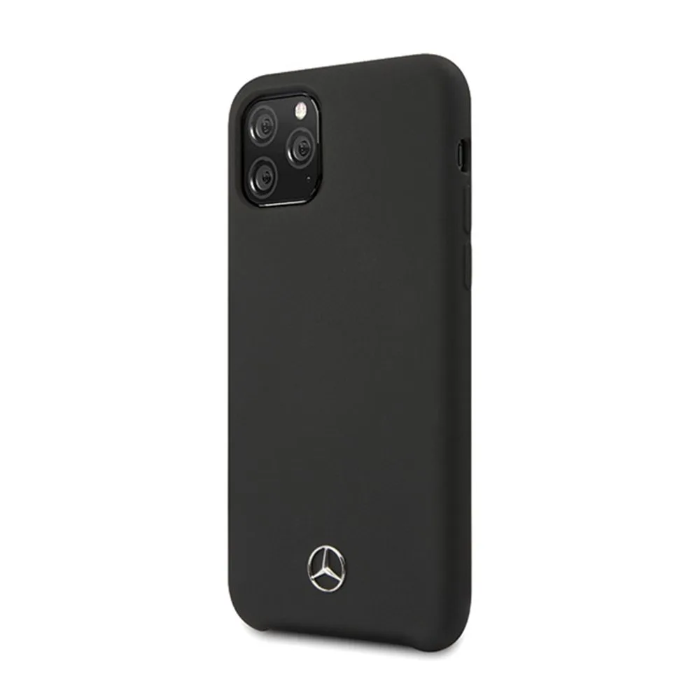 Apple iPhone 11 Pro Mercedes prémium hátlap tok, (Fekete) - MEHCN58SILBK