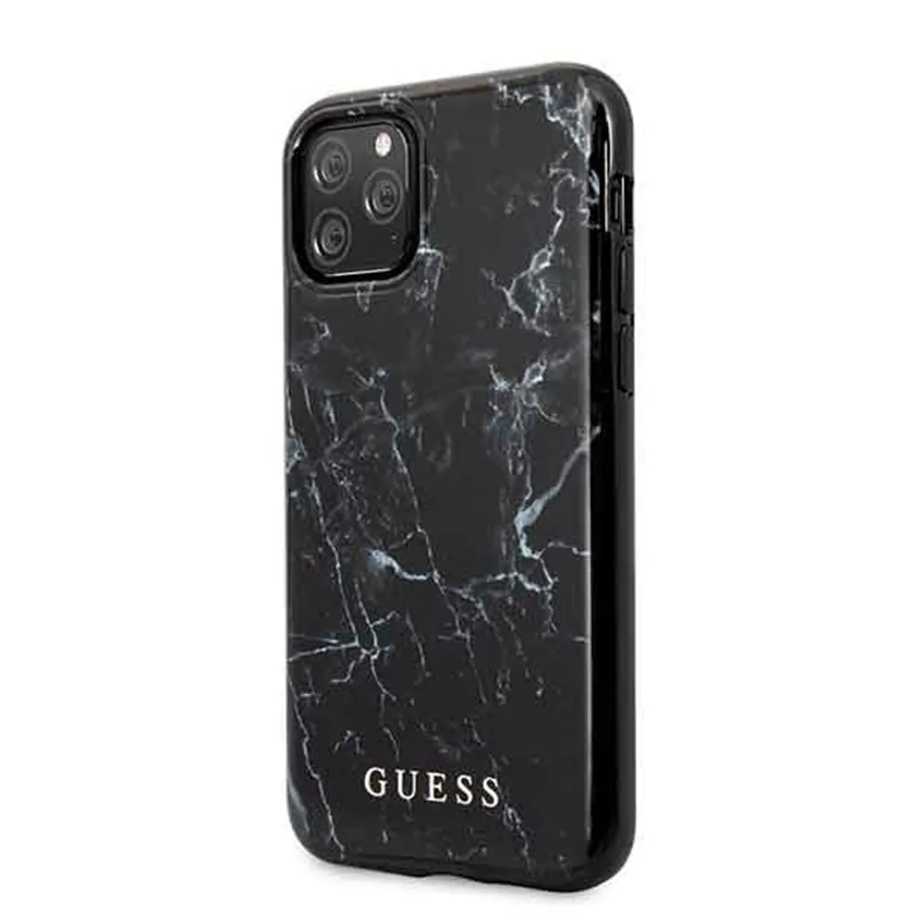 Apple iPhone 11 Pro Guess Marble tok (Fekete) - GUHCN58PCUMABK