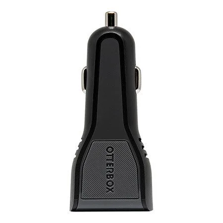 Otterbox autós gyorstöltő (PD + QC töltés), 15W, fekete