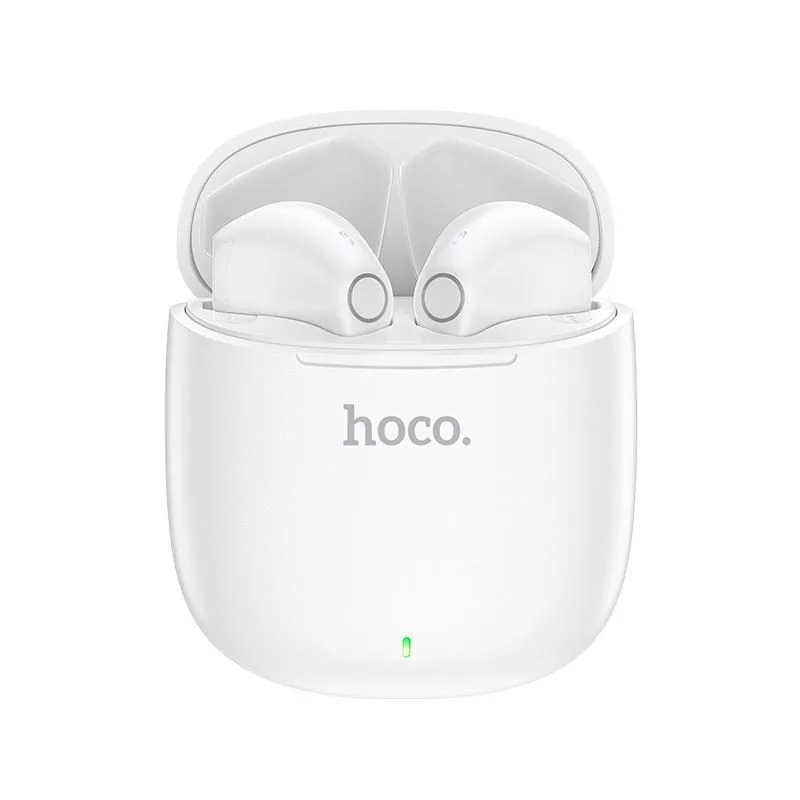 Hoco EW07 vezeték nélküli headset, BT v5.0, töltőtok 300mAh, fülhallgató 30mAh 4 órányi hívás/zene és 120 óra készenléti idő, fe