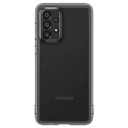 Samsung Galaxy A33 5G Soft Clear tok (Fekete)