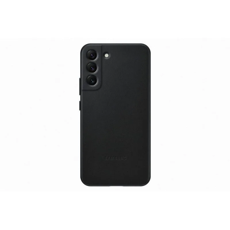 Samsung Galaxy S22 Leather tok (Fekete)