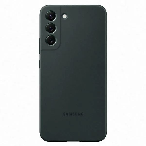 Samsung Galaxy S22 Plus Silicone Cover tok (Sötétzöld)