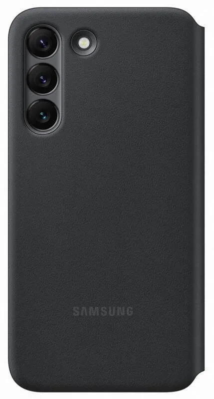Samsung Galaxy S22 LED View notesz tok (Fekete)