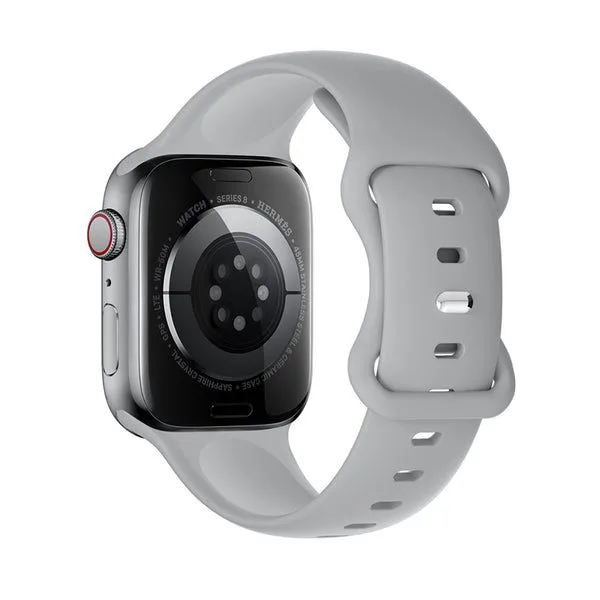 Apple Watch 42mm / Watch 44mm / Watch 45mm / Watch 49mm HOCO WA15 solid szíj szürke