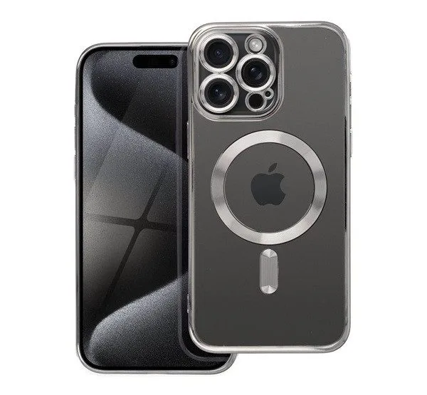Apple iPhone 11 Color Chrome Magsafe hátlap tok (Ezüst)