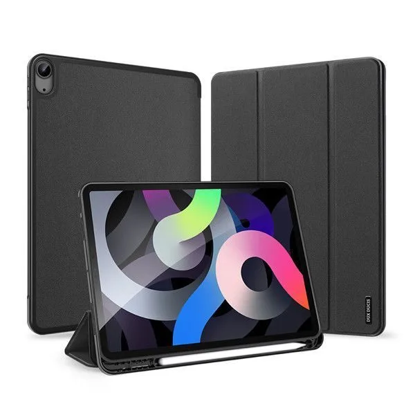 Apple iPad Air 4 10.9 / iPad Air 5 10.9 / iPad Air 6 11 Dux Ducis Domo tablet tok (Fekete)