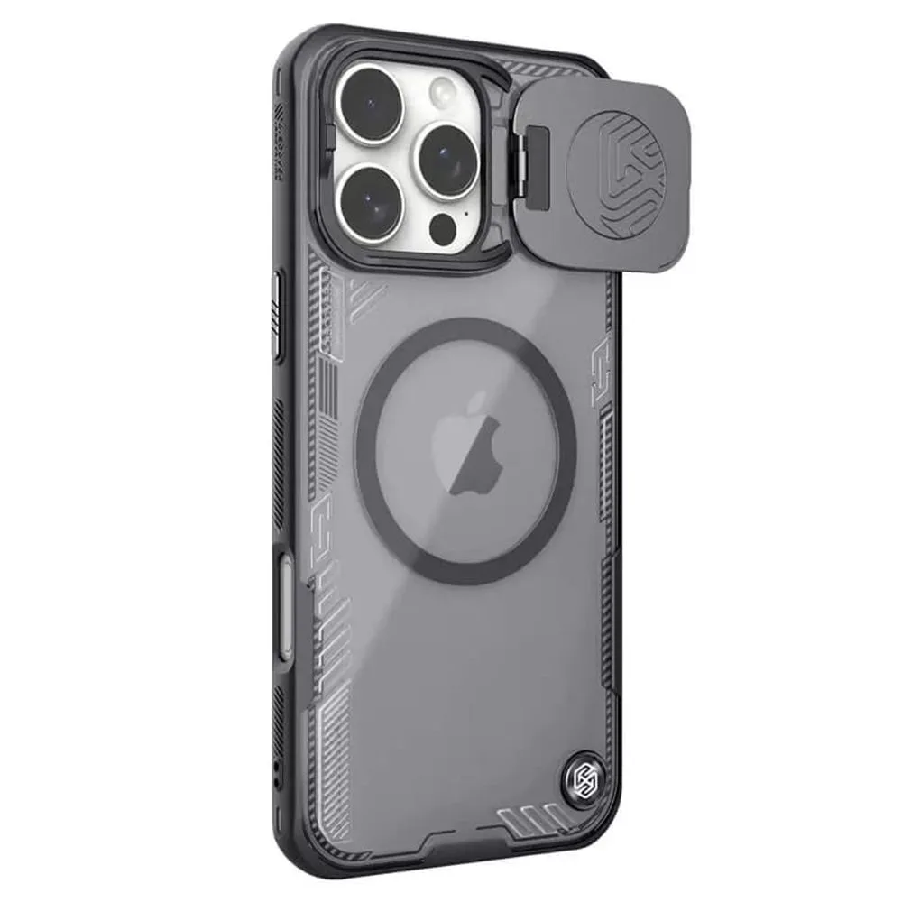 Apple iPhone 16 Pro Max Nillkin Iceblade Prop magsafe hátlap tok (Fekete)