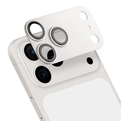 Apple iPhone 18 Pro Max OBAL:ME Camera Lens Glass kamera sziget védőüveg (Ezüst)