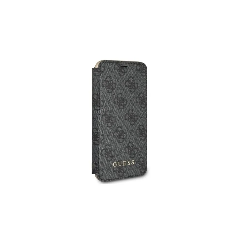 [FP041506] Apple iPhone X / iPhone XS GUESS Charms collection premium book case (Grey )