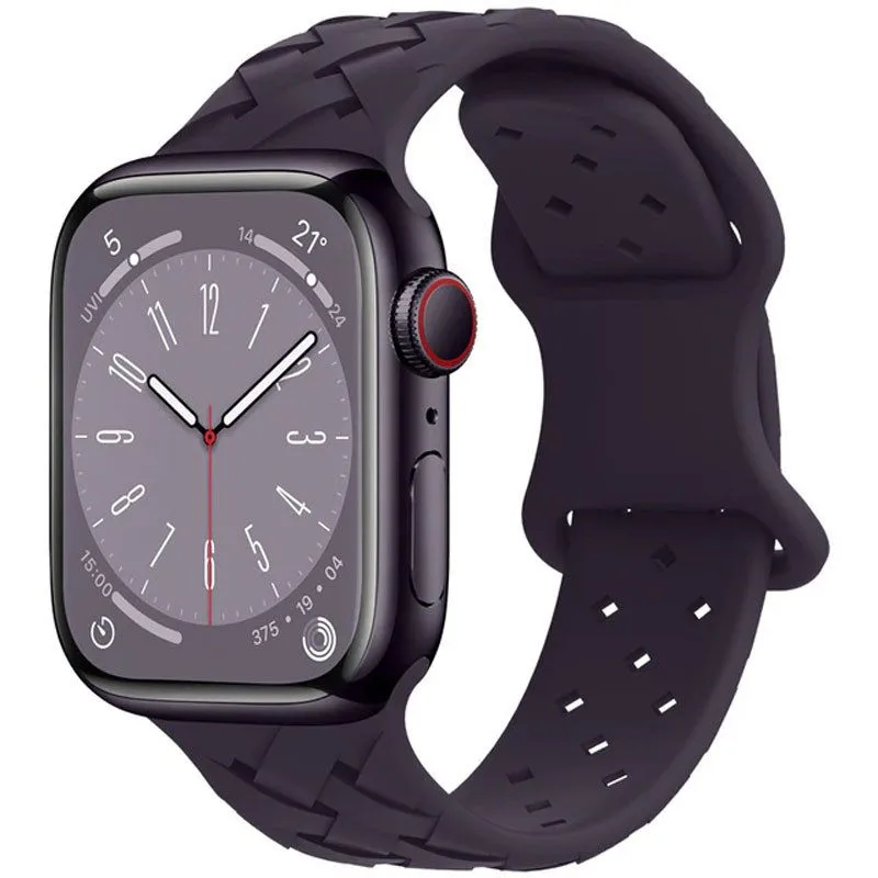 [6931474793096] Apple Watch 42mm / Watch 44mm / Watch 45mm / Watch 49mm HOCO WA16 bamboo strap red