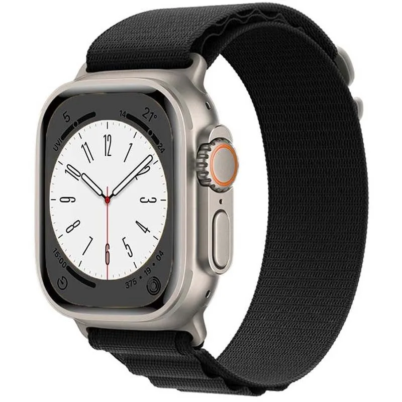 [6931474789655] Apple Watch 42mm / Watch 44mm / Watch 45mm / Watch 49mm HOCO WA13 strap black