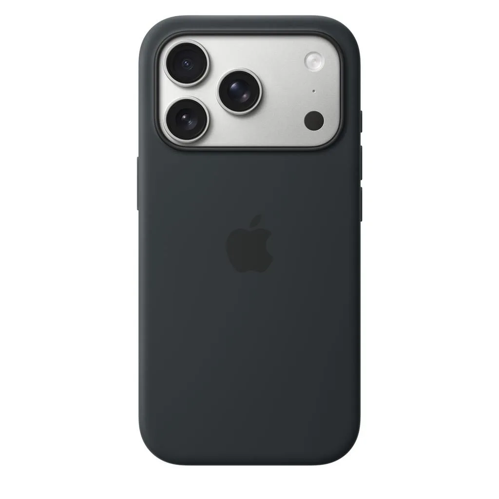[MGFK4ZM/A] Apple Silicone MagSafe case iPhone 17 Pro (Black) - MGFK4ZM/A