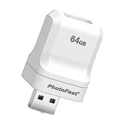 Photofast iOS 64GB Photocube smart adatmentő, Fehér