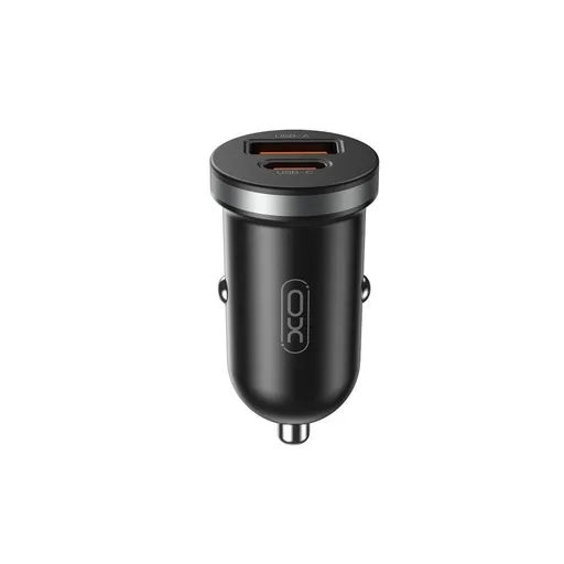 XO CC56 autós gyorstöltő (PD + QC töltés) 30W (Fekete)