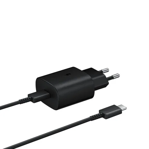 Samsung PD gyorstöltő USB-C kábellel 25W (Fekete)