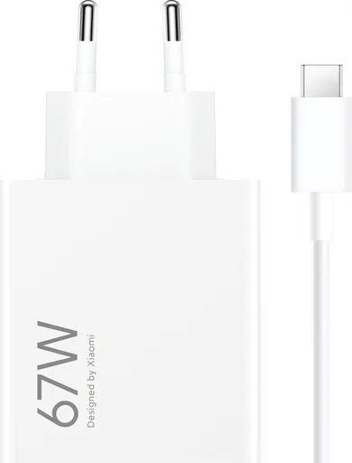 Xiaomi MDY-12-EH USB-A hálózati gyorstöltő 67W (Fehér)