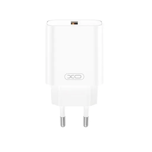 XO CE33 fali töltő 18W QC3.0 1x USB-A (Fehér)