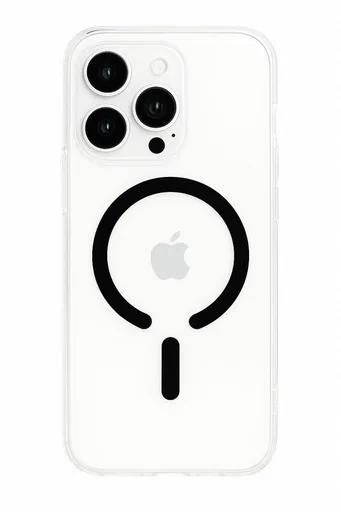 Apple iPhone 16 Pro Max ROAR Mag Color Crystal MagSafe hátlap tok (Fekete)