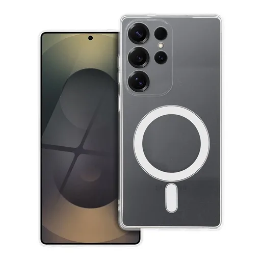Samsung Galaxy A57 5G 2 mm MagSafe kameravédős hátlap tok (Átlátszó)