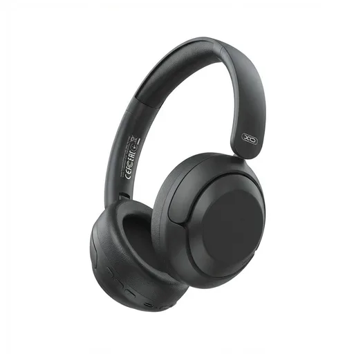 XO BE60 ANC forgatható és összehajtható fém Bluetooth fejhallgató (Fekete)