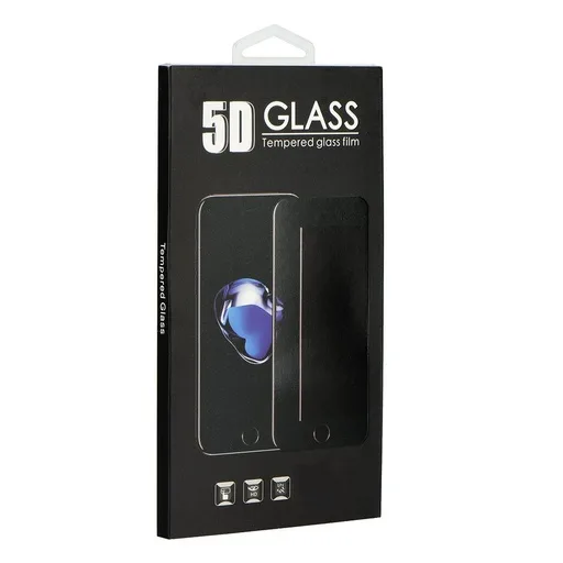 Xiaomi Mi 10/Mi 10 Pro/Mi 10 5G 5D full glue üvegfólia teljes kijelzőre, átlátszó (fekete keret)