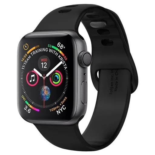 Apple Watch 6 40mm Spigen Air fit szíj, fekete
