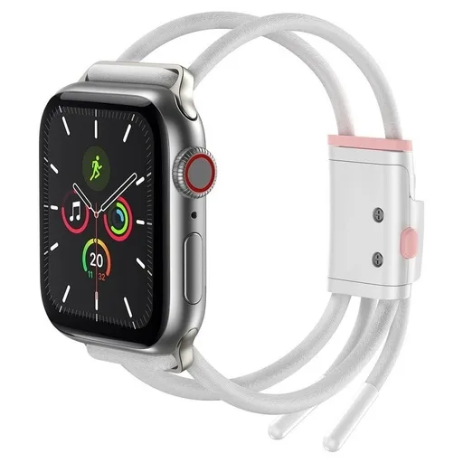 Apple Watch 6 40mm Baseus sportszíj, fehér - pink - LBAPWA4-A24