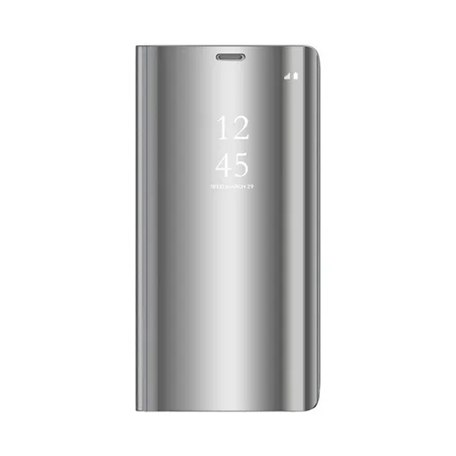 Samsung Galaxy A02s Clear view notesz tok (Ezüst)