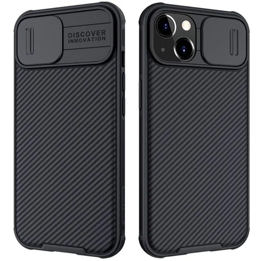 Apple iPhone 13 (6,1") Nillkin camshield hátlap tok, fekete