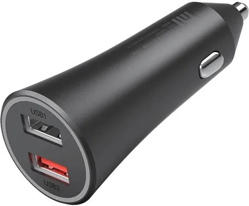 Xiaomi MI autós gyorstöltő 37W (2 USB port), fekete
