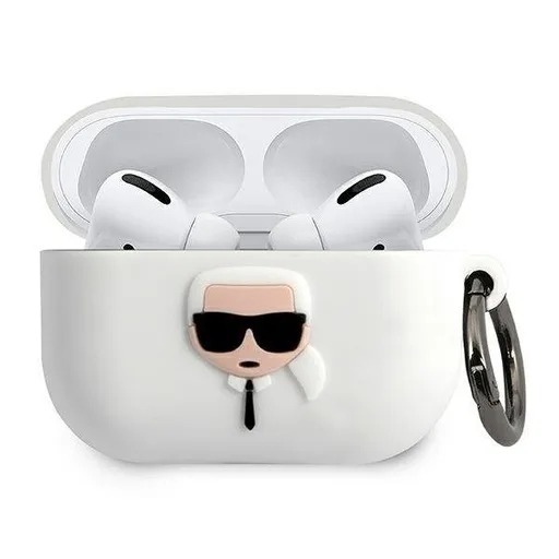 Apple AirPods Pro Karl Lagerfeld Karl Head pro tok (Fehér) – KLACAPSILGLWH