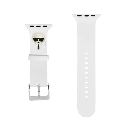 Apple Watch 38/40mm Karl Lagerfeld Karl Head tok (Fehér) – KLAWMSLKW