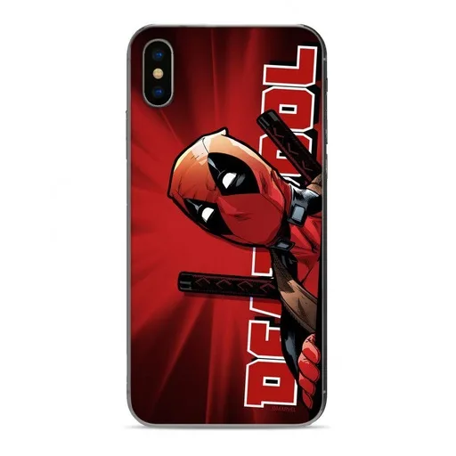 Apple iPhone 13 Pro Max (6.7) Deadpool 002 hátlap tok, piros