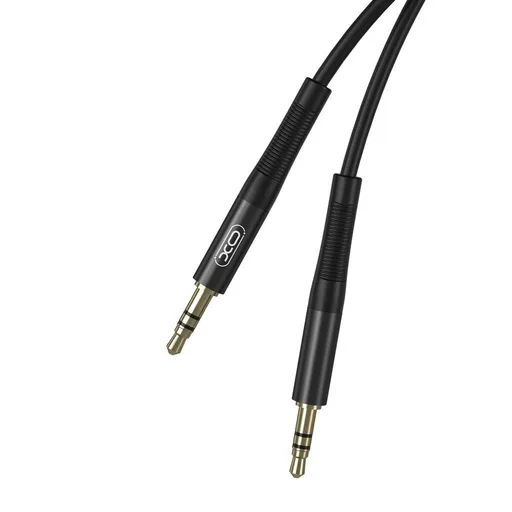 XO NB-R175A 3.5 mm–3.5 mm audio kábel (Fekete) – 1 m