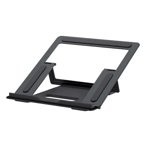 XO C78 összecsukható fém laptop tartó, fekete