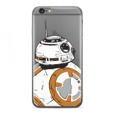Apple iPhone 7 / iPhone 8 / iPhone SE 2020 / iPhone SE 2022 Star Wars silicone BB-8 009 hátlap tok (Átlátszó)