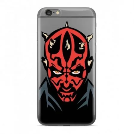 Apple iPhone 7 / iPhone 8 / iPhone SE 2020 / iPhone SE 2022 Star Wars silicone D. Maul 004 hátlap tok (Átlátszó)