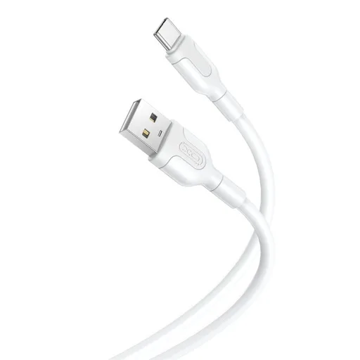XO NB212 USB-C adatkábel (Fehér) – 2.1A