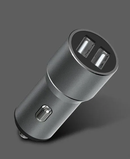 XO CC30 autós töltő (2xUSB port), szürke